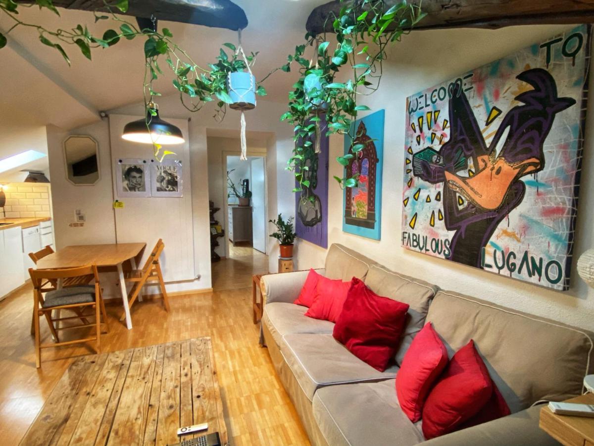 Cozy Apartment By The The Lake Of 루가노 외부 사진
